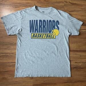Golden State Warriors T-Shirt Mens Large Gray Short Sleeve CrewBasketball